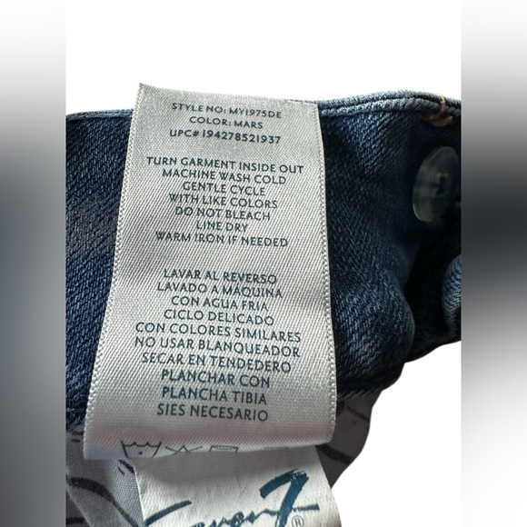 7 For All Mankind Women’s Skinny Jeans Blue Size 6 Mid Rise Stretch Denim - Picture 8 of 10